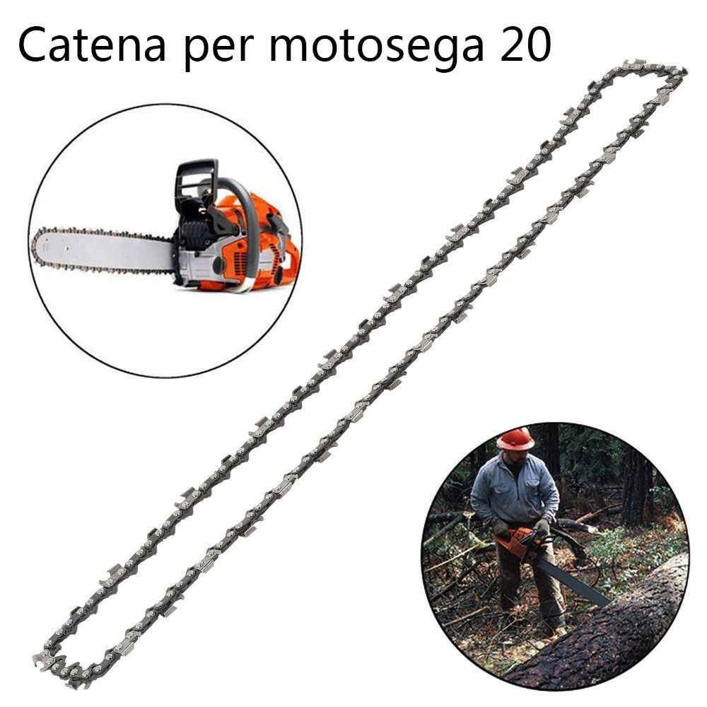 20 Inch Chainsaw Chain Alloy Steel Sharp Cut 76 Drive Link Chainsaw Chain For 20 Bars 2