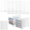 Premium Clear Closet Shelf Dividers SelfAdhesive Acrylic Storage Organizer For Wardrobe Shelves 0