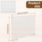 Premium Clear Closet Shelf Dividers SelfAdhesive Acrylic Storage Organizer For Wardrobe Shelves 5