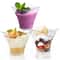 Clear Mini Dessert Cups With Spoons Reusable Parfait Appetizer Cups 50Pack 3