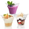 Clear Mini Dessert Cups With Spoons Reusable Parfait Appetizer Cups 50Pack 3