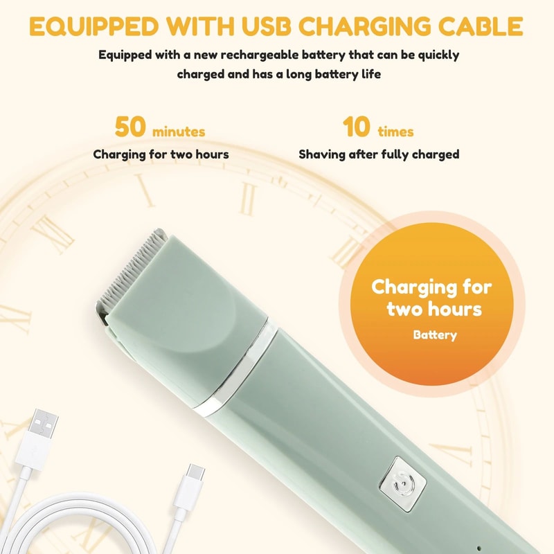 Professional Rechargeable Dog Hair Clipper Pet Grooming Clippers LowNoise 2Speed Cordless Trimmer 3