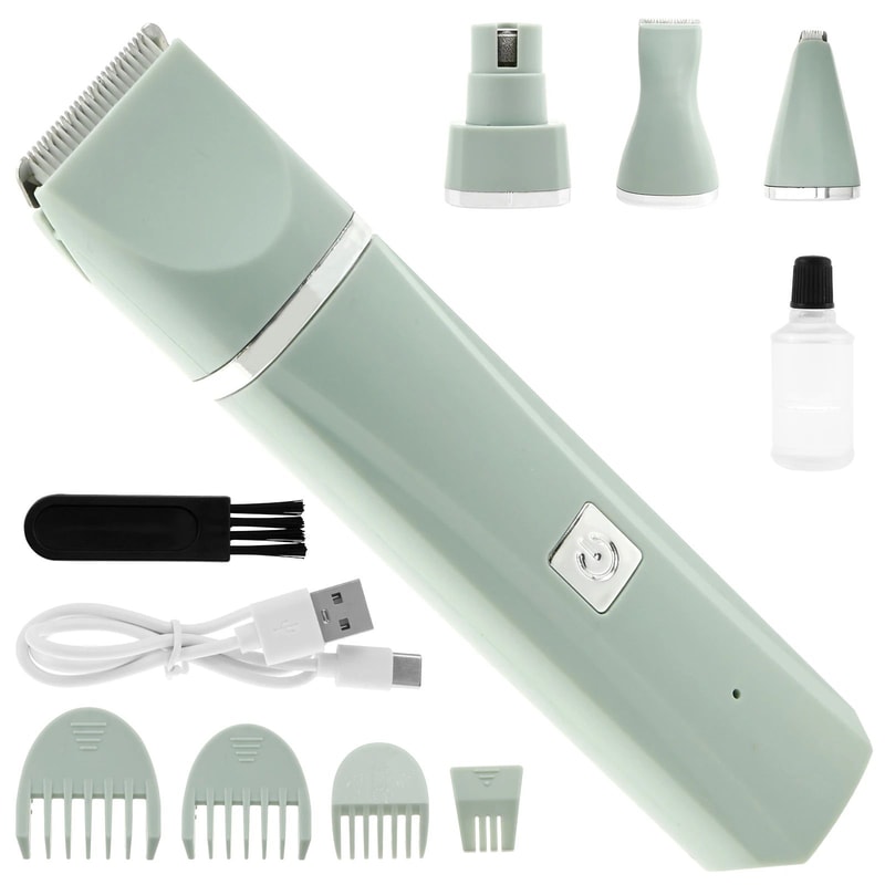 Professional Rechargeable Dog Hair Clipper Pet Grooming Clippers LowNoise 2Speed Cordless Trimmer 6