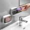FlipLid Wall Mounted Soap Holder With Drain Tray SelfAdhesive Soap Dish Organizer 2
