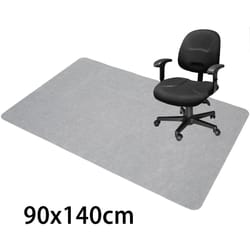 office chair mat for hardwood floors, anti-slip self-adhesive under-desk rug, quiet easy-roll protector