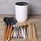 Detachable Utensil Holder With Cutlery Drainer 3Compartment Silverware Organizer For Sink Or Counte 1
