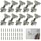 Premium SoftClose Cabinet Hinges Set Quiet Hydraulic Door Dampers 20Pack 1