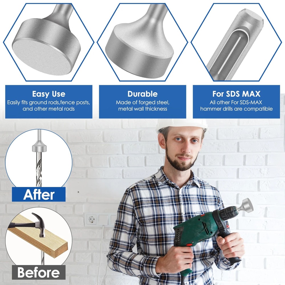 Precision Ground Rod Master HeavyDuty SDS Plus Ground Rod Driver 2