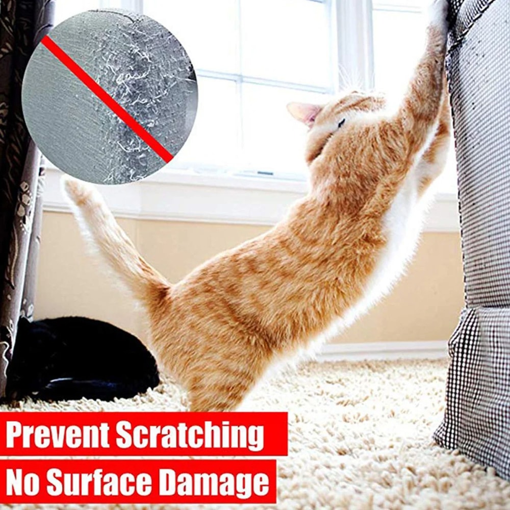 Transparent Cat Scratch Furniture Protector Tape 300cm Pet Sofa AntiScratch Film 3