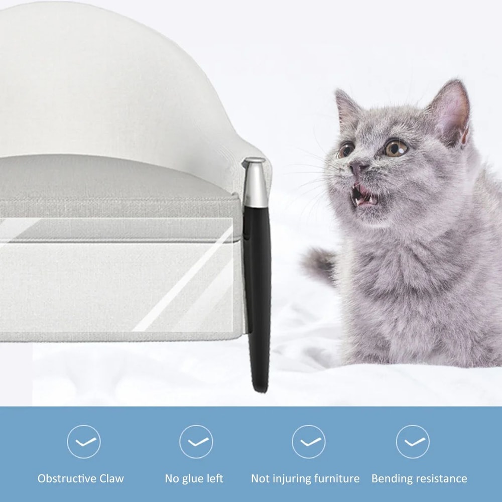 Transparent Cat Scratch Furniture Protector Tape 300cm Pet Sofa AntiScratch Film 4