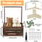 Wood Storage Crate With Long Handle Portable Nursery Storage Basket Wooden Toy Storage Bin 7