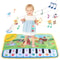 Musical Piano Mat For Toddlers 236 X 154 In Floor Keyboard Dance Mat With 8 Animal Sounds 0