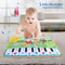 Musical Piano Mat For Toddlers 236 X 154 In Floor Keyboard Dance Mat With 8 Animal Sounds 2