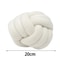 UltraSoft Knotted Ball Pillow HandWoven Round Lamb Plush Throw Cushion For Sofa Bed Kids Room 5
