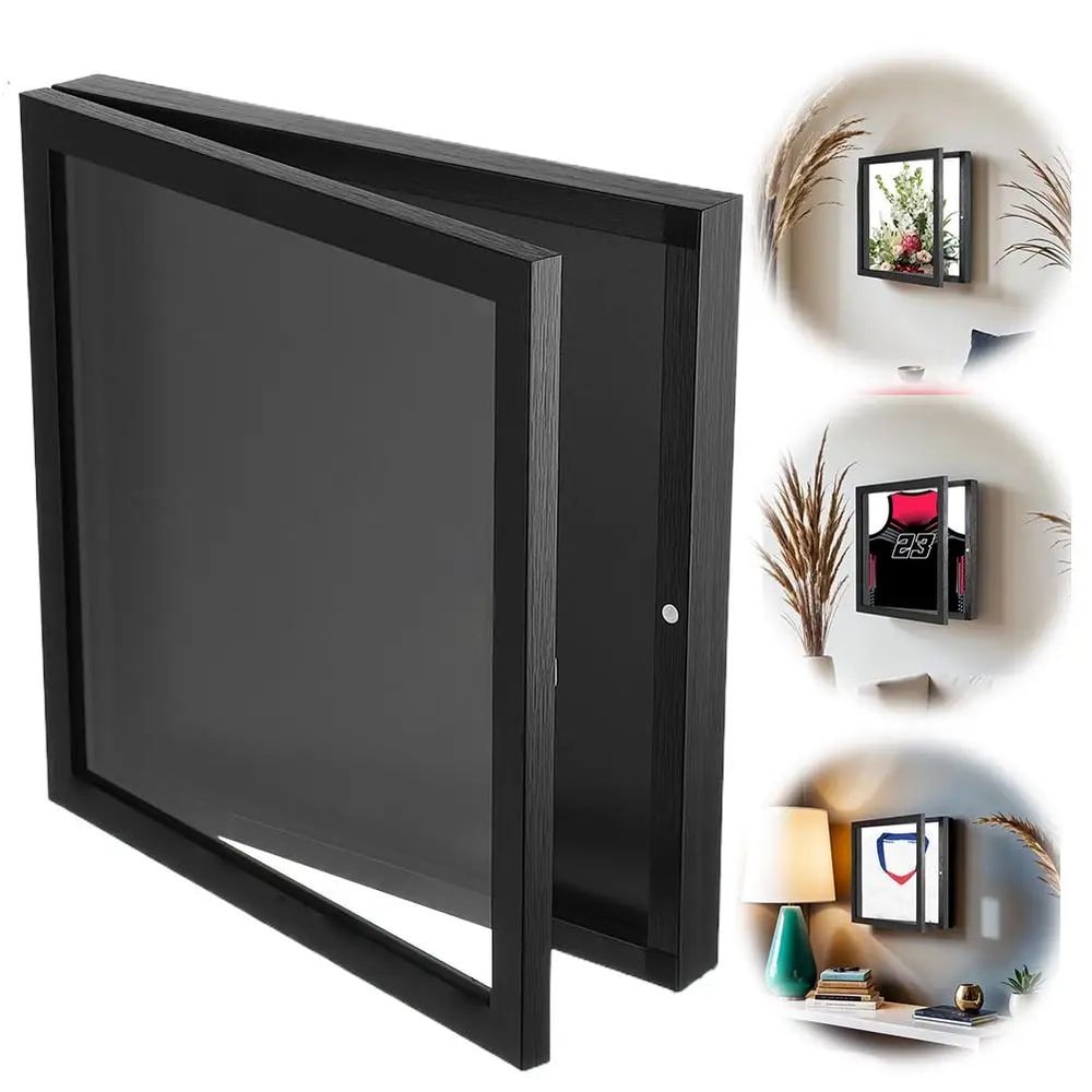 Handcrafted Wooden Jersey TShirt Shadow Box Display Frame 13x13 In 1