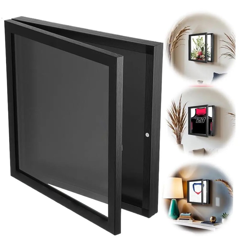 Handcrafted Wooden Jersey TShirt Shadow Box Display Frame 13x13 In 1