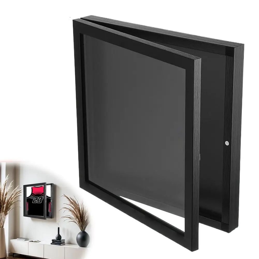 Handcrafted Wooden Jersey TShirt Shadow Box Display Frame 13x13 In 3