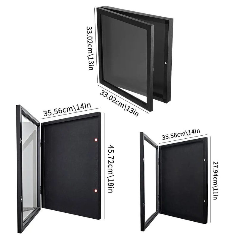 Handcrafted Wooden Jersey TShirt Shadow Box Display Frame 13x13 In 4