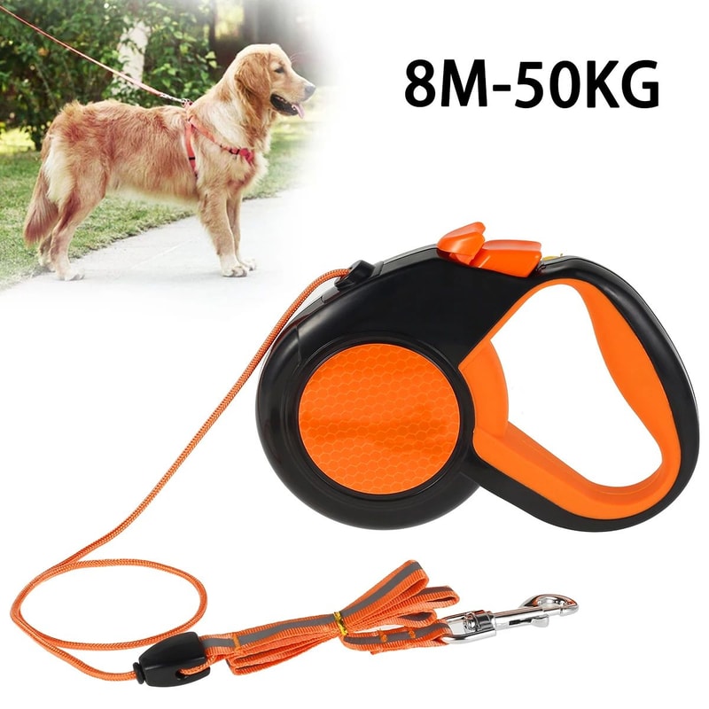 FreedomGlide Retractable Dog Leash Up To 8m Up To 50kg For Small Large Dogs 0