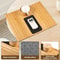 Premium 3in1 Bamboo Sofa Armrest Tray Couch Cup Holder Tray Foldable Multifunctional Armrest Cadd 3