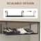 Adjustable Hanging Shoe Rack Organizer For Under Shelves Expandable SpaceSaving Storage 2