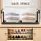 Adjustable Hanging Shoe Rack Organizer For Under Shelves Expandable SpaceSaving Storage 3