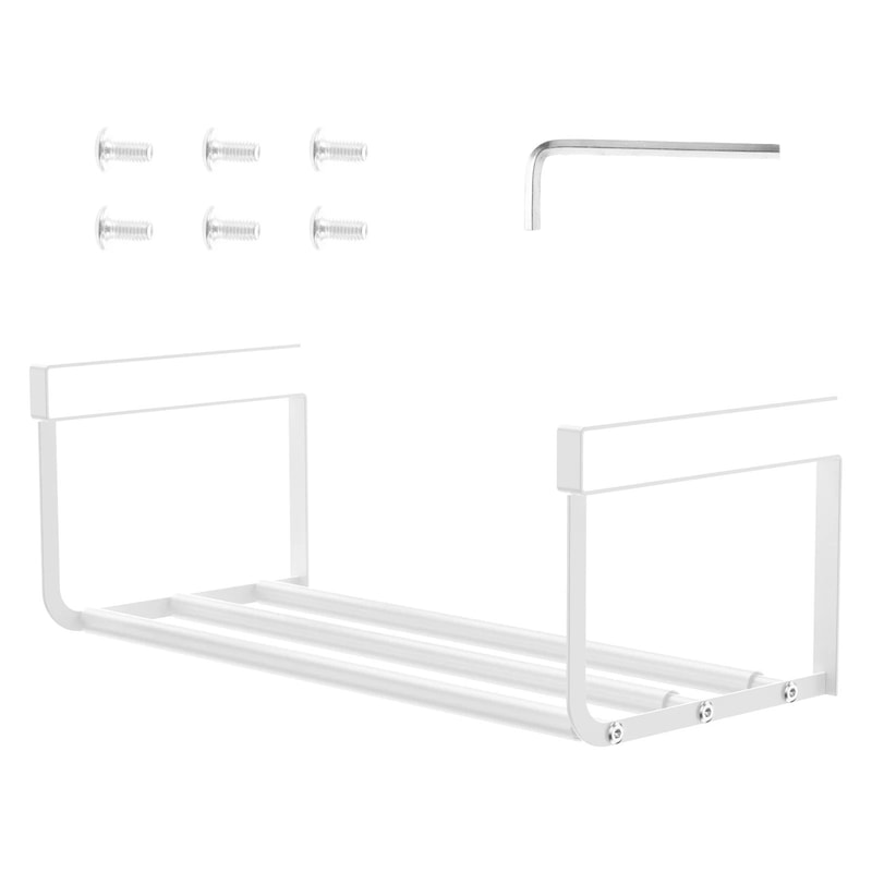 Adjustable Hanging Shoe Rack Organizer For Under Shelves Expandable SpaceSaving Storage 6