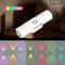 Runto Rechargeable MotionActivated Motion Sensor LED Night Light With 3Color RGB LED Light Modes 2