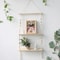 Boho Macrame Wall Hanging Shelf Floating Wooden Decor Shelf For Bedroom Living Room 12