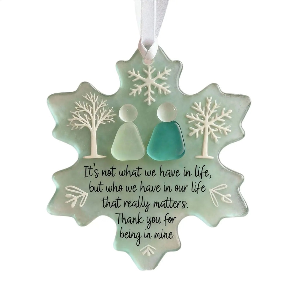 Elegant Clear Acrylic Snowflake Ornaments Premium Holiday Decor Friendship Gift 1