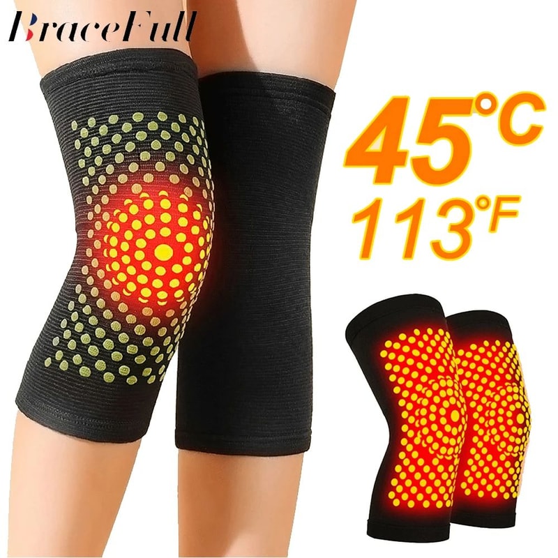 TheraWarm SelfHeating Knee Support Brace Pain Relief Injury Recovery 0