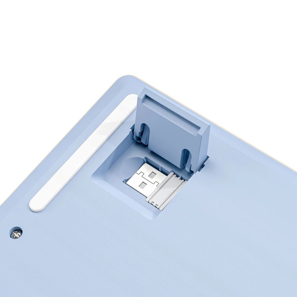 Premium 87Key DualMode Wireless Gaming Keyboard With RGB Backlit Keyboard Lights Durable PBT Keyca 4