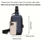 UrbanShield Oxford Sling Bag For Men Compact Mens Sling Bag With Phone Pocket Secure Zip Everyday 2