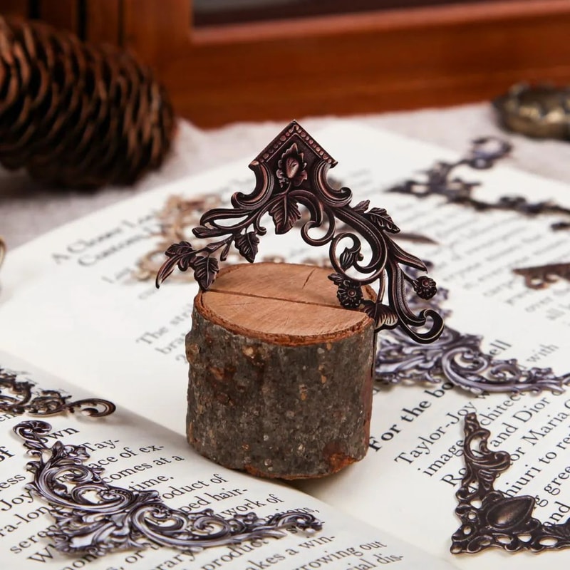 Vintage Corner Photo Frame Stickers 24 Pack For Scrapbooking And Junk Journals 1