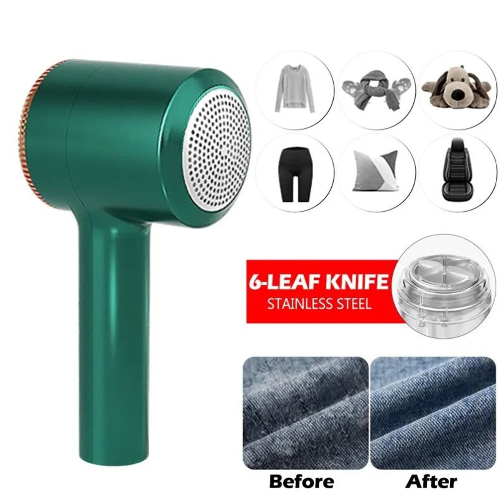 Premium USB Rechargeable Fabric Clothing Lint Remover Portable Electric Sweater Shaver 2