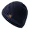 Premium Unisex Fur Lined Beanie Hat Cozy Outdoor Winter Knit Cap For Men Women 6