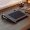 Portable Wooden Laptop Stand Foldable Ergonomic Laptop Riser With 12 Angle Ventilated Triangular 4