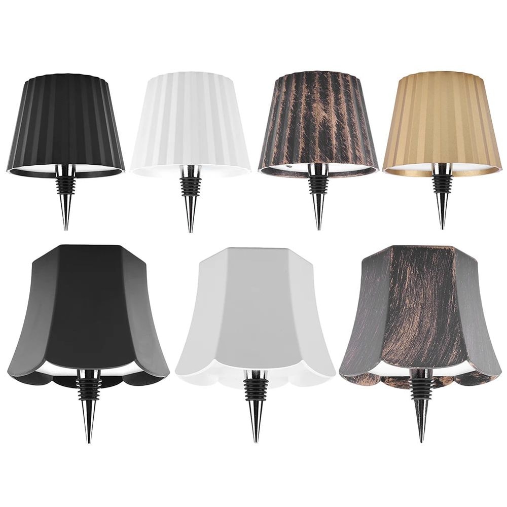 Premium Wireless Bottle Lamp Rechargeable 3Color Portable LED Table Lamp With Touch Dimming 5