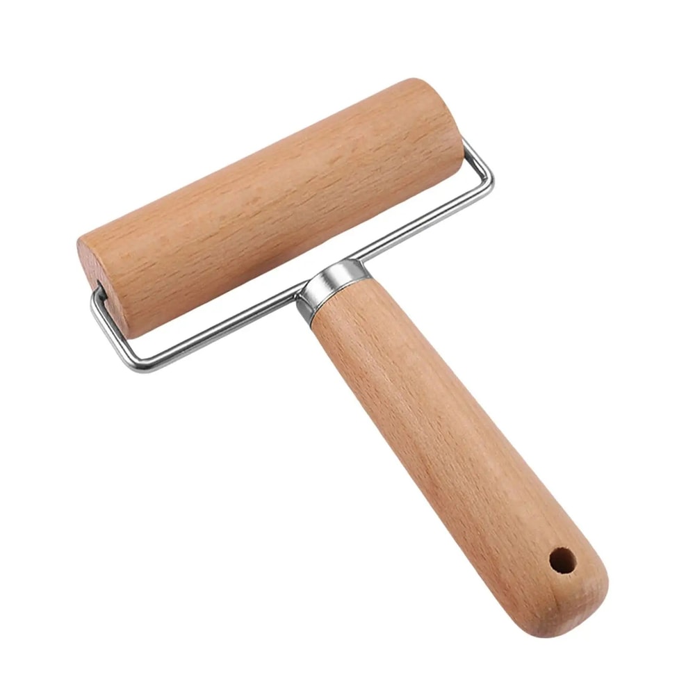 Premium Wooden Dough Roller Handle Baking Tool Smooth Wooden Rolling Pin For Pie Crust Fondant C 0