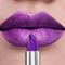 21Color Bold Glitter Metallic Lipstick Pearlescent LongWear Lip Tint 9