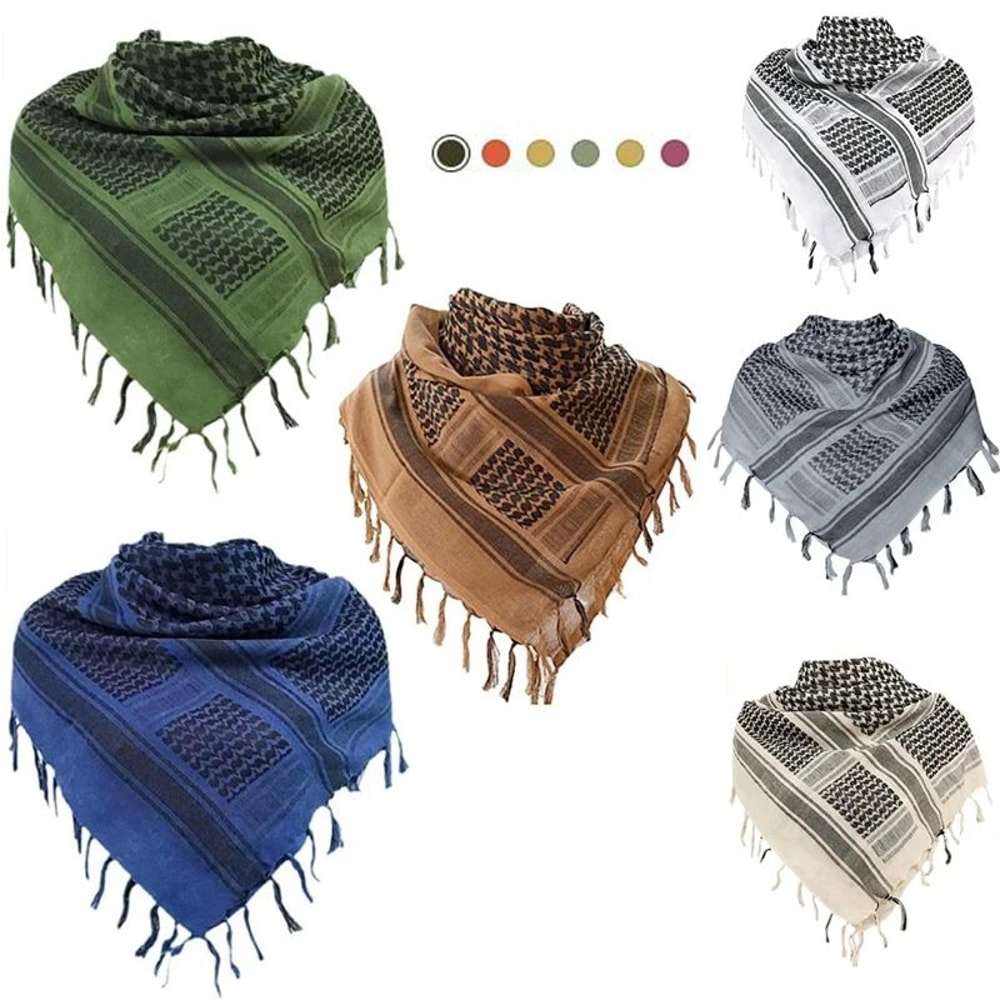 Tactical Shemagh Scarf Premium Desert Keffiyeh Head Neck Wrap For Outdoor Military HuntingTactic 1