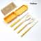 EcoLite 4Piece Portable Travel Cutlery Set Sustainable EcoFriendly Wheat Straw Tableware With Case 8