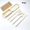 EcoLite 4Piece Portable Travel Cutlery Set Sustainable EcoFriendly Wheat Straw Tableware With Case 13