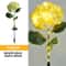 Solar Hydrangea Bloom LED Flower Stake Light For Outdoor Garden Pathways 8