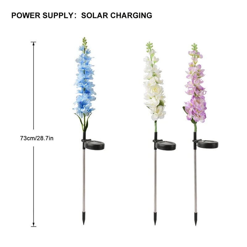 Solar Bloom Waterproof Solar Flower Lights For Garden Patio 2