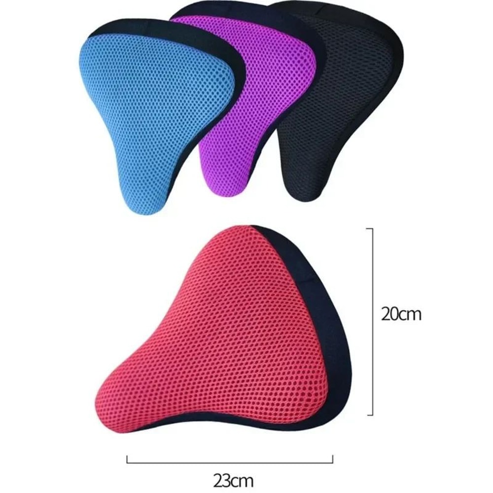 ComfortRide 3D Breathable Bike Seat Cushion Soft Gel Bicycle Saddle Cover For PainFree Cycling 4