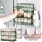 Reversible Refrigerator Egg Organizer Side Door Holder Stackable Egg Tray Storage Box 5