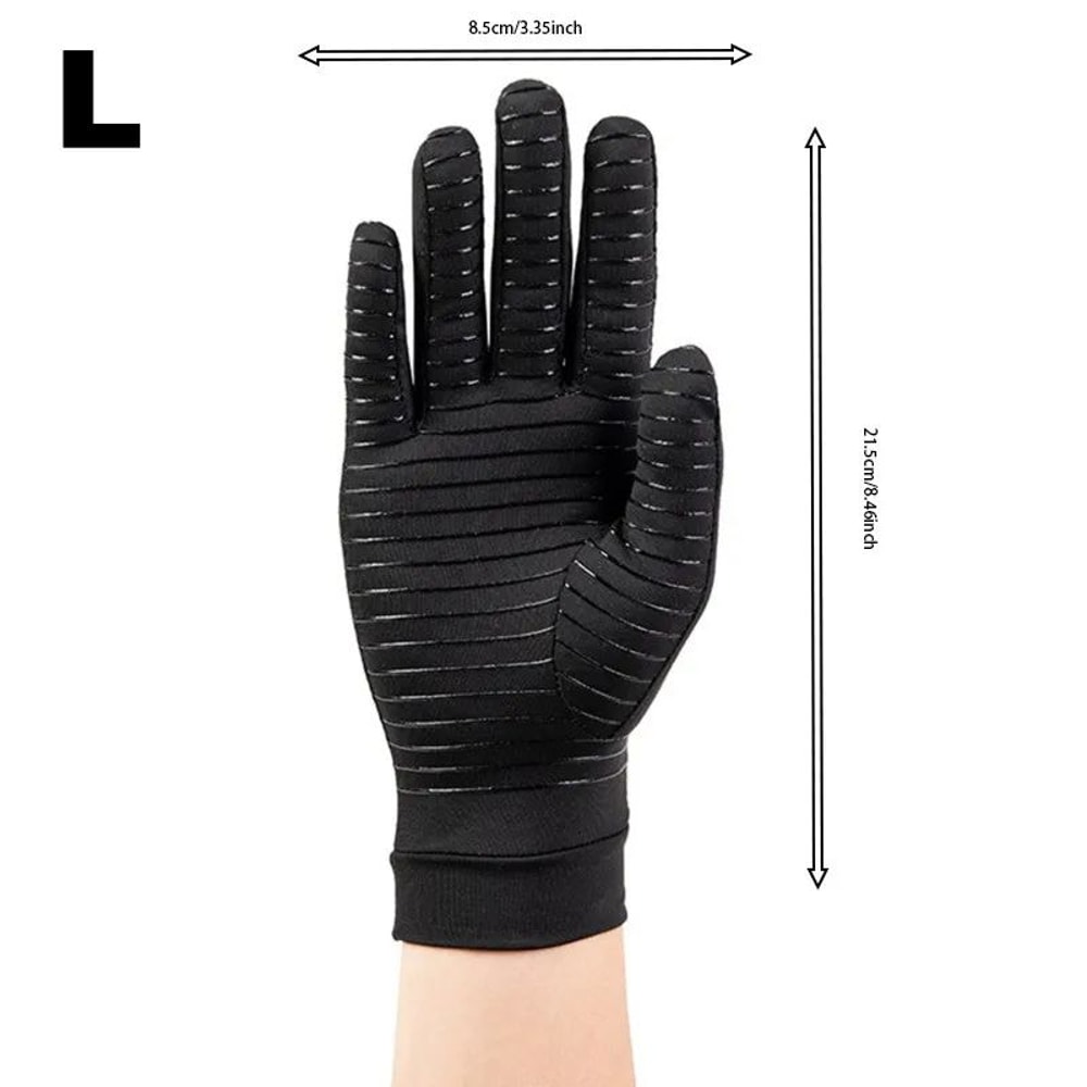 CopperFlex Arthritis Compression Gloves For Hand Wrist Support 8
