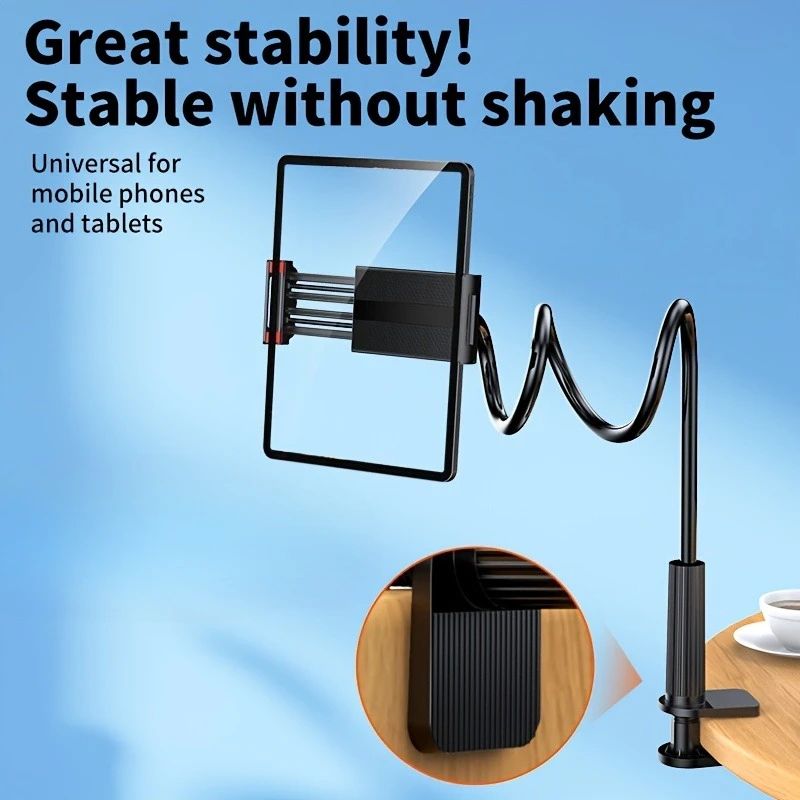 Universal 360 Rotating Tablet Phone Holder Adjustable Flexible Desktop Bed Stand 0