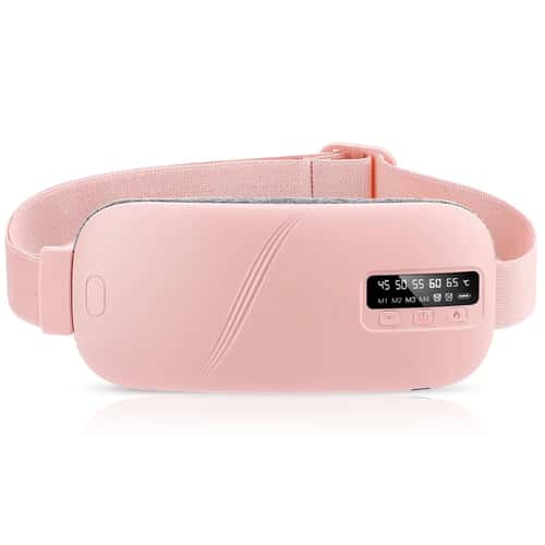 SmartHeat Pro Waist Massager Belt – Rechargeable Menstrual Heating Pad with 5 Modes & Vibration Relief